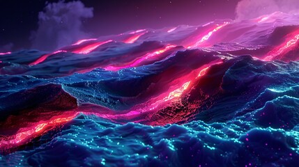 Neon Dreamscape A Vibrant, Colorful Journey Through the Cosmos Generative AI