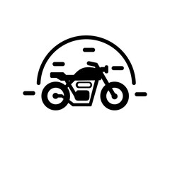 Minimalist Momentum Vektor Logo Rider