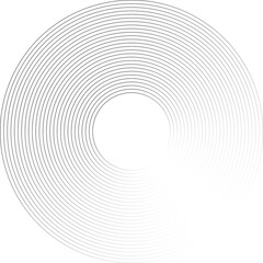 Circle lines gradient. Creative design