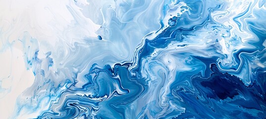 Aqua-Inspired Abstract A Monthly Celebration of Oceanic Beauty Generative AI