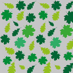 seamless pattern with leaves