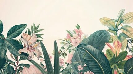 Painting of various tropical plants and flowers.jpg