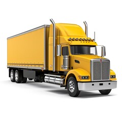 truck isolated on white