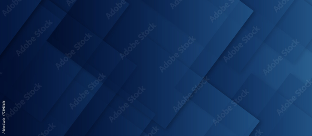 Poster abstract modern dark blue pattern geometric luxury gradient line background random square shape desi