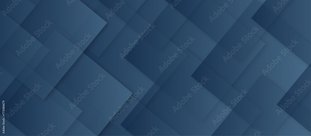 Poster abstract modern dark blue pattern geometric luxury gradient line background random square shape desi