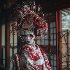 Geisha cyberpunk