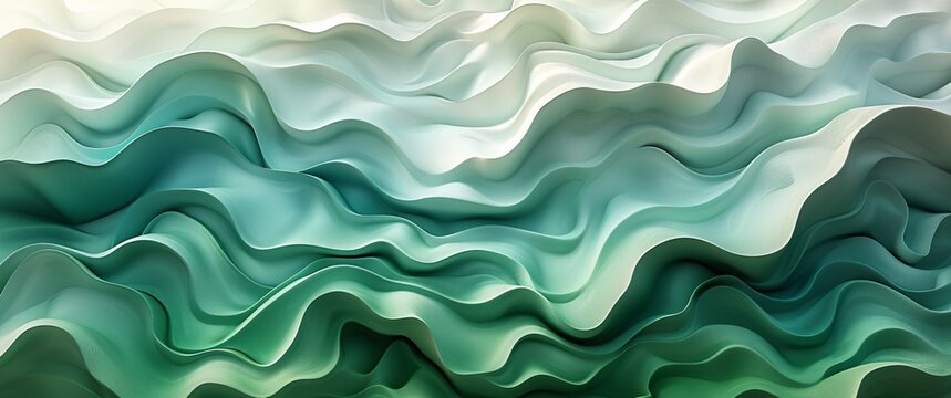 Wave of the Month Ocean Waves in the Month of May Generative AI