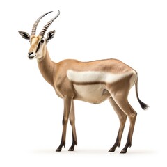 antelope isolated on white