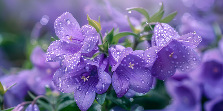 blue iris flower, generative ai