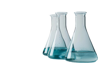 Realistic Erlenmeyer Flask isolated on transparent background