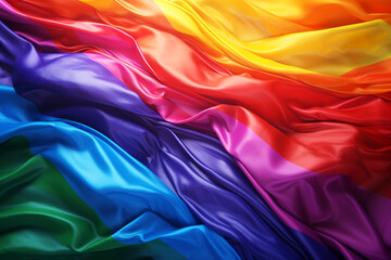 LGBT colored abstract flag background.