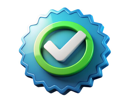 3D aprovado, verifica&ccedil;&atilde;o, ponto de verifica&ccedil;&atilde;o, verificado, chegada, &iacute;cone PNG de check-in isolado em fundo transparente