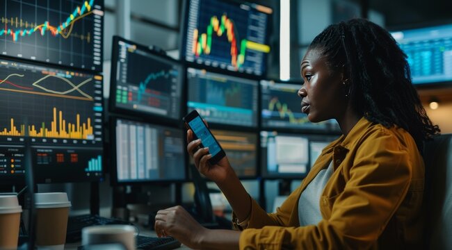 Tech-Savvy Trader Navigating the Stock Market