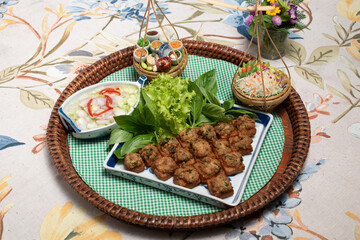 Fried Bread with Minced Pork Spread