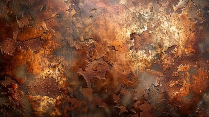 Vivistare wallpaper by Crear una producintuginem of copper where the metal oxidizes before the eyes of the viewers.