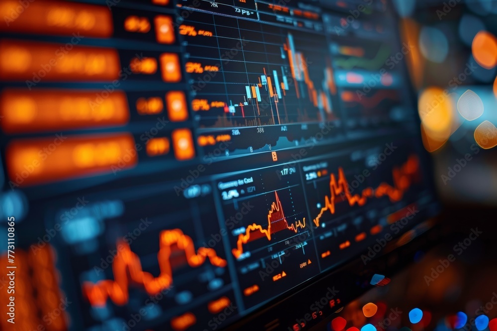 Poster an expert financial analyst is examining the latest updates on central bank reserve holdings display