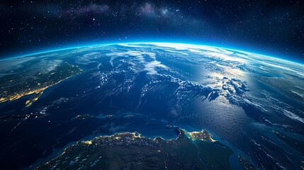 Detailed satellite imagery showcasing the breathtaking beauty of Earth's Oceania region, including Australia, New Zealand, Melanesia, Polynesia, and Micronesia - obrazy, fototapety, plakaty
