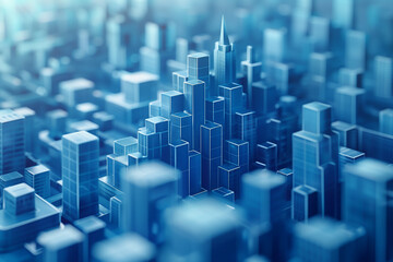 Obraz premium Cityscape with skyscrapers, background, pattern, futuristic, technology