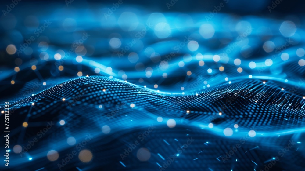 Poster web platform for digital connectivity with a network mesh.