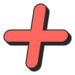 Obraz premium Retro Bold Shape