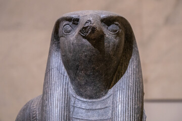 Diorite statue of Horus, Museum of Civilization, Egypt