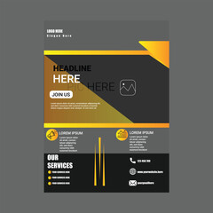 Corporate Business Flyer, flyer vector, template, banner, poster