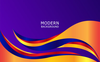 Gradient modern background template