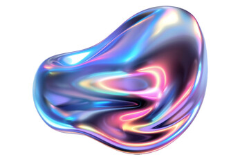 shape liquid iridescent elements for design