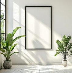 Minimalist Wall Art Frame Mockup for Home Decor Inspiration