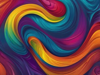 Fototapeta premium a colorful abstract background with a rainbow pattern