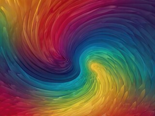 Fototapeta premium a colorful image of a rainbow colored wave