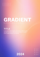 Abstract colorful gradient background with grainy noise effect