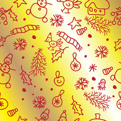 christmas seamless background