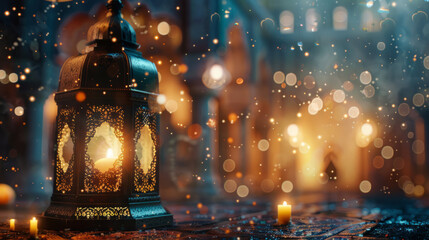 Eid Mubarak and Ramadan Kareem Digital Art