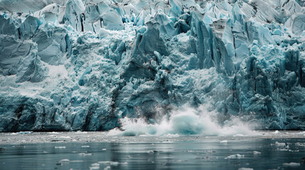 Dramatic evidence of climate change as glaciers melt