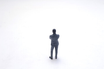 miniature figure standing , a Figurines of people standing