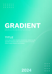 Green Gradient Background Perfect for Nature Inspired Designs