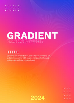 Instagram Style Gradient Colored Background Photo