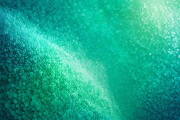 Abstract green background texture of iridescent bubbles.  Generative AI.