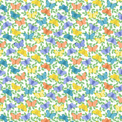 Seamless Pattern Digital Paper Vector Illustration