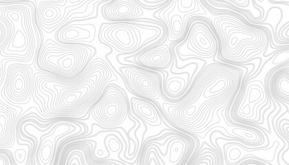 Topographic map pattern background vector. Abstract mountain terrain map background with abstract shape line texture. Design illustration for wall art. Contour seamless pattern. Vector abstract line. 