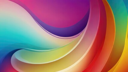 Obraz premium a colorful image of a rainbow colored wave.Colorful Abstract Background