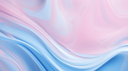 A pink and blue swirl of water