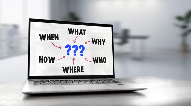 The five W's and H questions