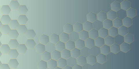 Abstract hexagon digital light blue geometric shape vector technology background. Hexagon geometric shapes overlay and create texture. leaflet template, print brochure, layout and backdrop.