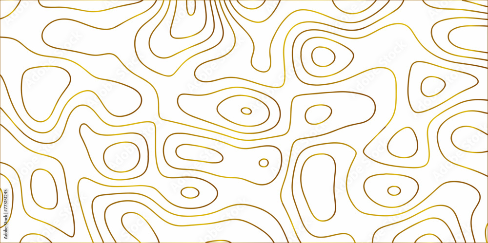 Poster abstract colorful wavy topographic map and curved lines background. abstract geographic wave grid li