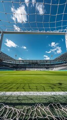 Fototapeta premium LEED-certified stadium hosting international matches