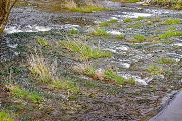 Spring day in the medieval town of Rothenburg ob der Tauber.