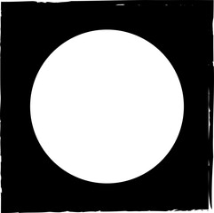 Square brush frames with circle border element