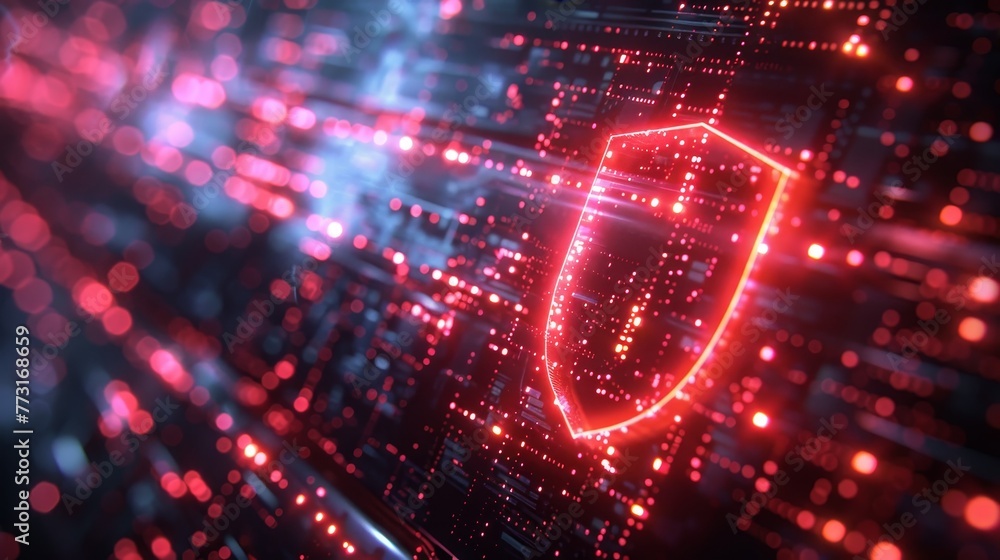 Poster the invisible shield of security in the digital age
